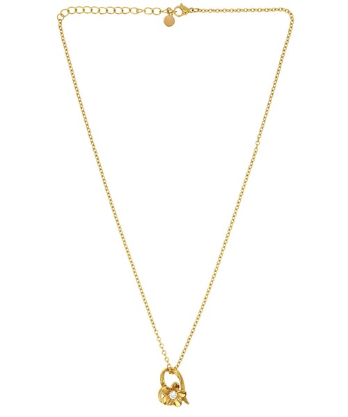 blackdia ocean（ブラックダイヤオーシャン）の「blackdia ocean CZプルメリアハートネックレス（ネックレス・レディース・シルバー/ゴールド/ピンクゴールド・FREE）」の14枚目の写真