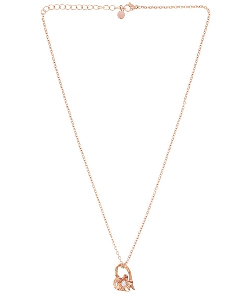 blackdia ocean（ブラックダイヤオーシャン）の「blackdia ocean CZプルメリアハートネックレス（ネックレス・レディース・シルバー/ゴールド/ピンクゴールド・FREE）」の19枚目の写真