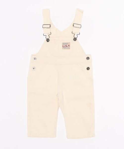 Life Support Products（ライフサポートプロダクツ）の「【コットンUSA】デニムオーバーオール（80～160cm）（サロペット/オーバーオール・キッズ・ネイビー/ストライプ/キナリ・90/100/110/120/80/130/95/140/150/160）」の11枚目の写真