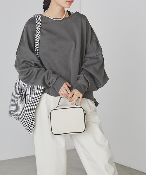 BRILL　5部袖ダメージ加工スウェット Web限定】ダメージ加工スウェット[品番：OLOW0014030]｜RMAF