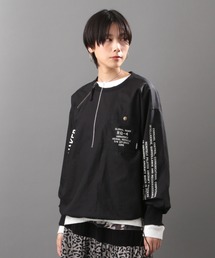 AVIREX | プリントジッププルオーバー/ PRINT ZIP PULLOVER(シャツ/ブラウス)
