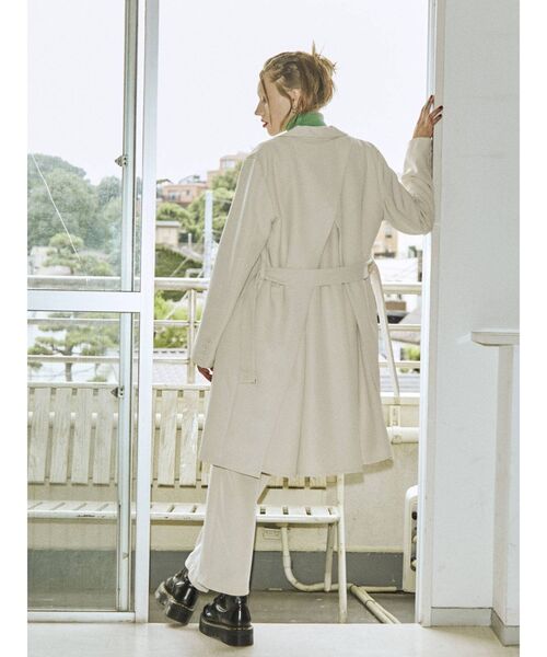 jouetie（ジュエティ）の「【セットアップ対応】ピンタックハイウエストパンツ（スラックス・レディース・アイボリー/ブラウン/ライトブルー/ブラック・MEDIUM）」の15枚目の写真