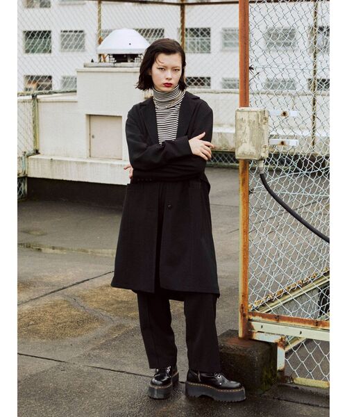 jouetie（ジュエティ）の「【セットアップ対応】ピンタックハイウエストパンツ（スラックス・レディース・アイボリー/ブラウン/ライトブルー/ブラック・MEDIUM）」の21枚目の写真