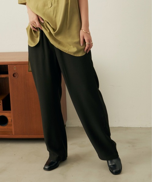 Aunt Marie's（アントマリーズ）の「ヴィンテージサテンカラーイージーパンツ（スラックス・レディース・ブラック/ボルドー/ライトグリーン/ブルー/グリーン・SMALL/FREE）」の16枚目の写真