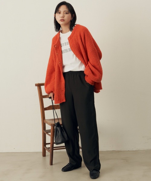 Aunt Marie's（アントマリーズ）の「ヴィンテージサテンカラーイージーパンツ（スラックス・レディース・ブラック/ボルドー/ライトグリーン/ブルー/グリーン・SMALL/FREE）」の21枚目の写真