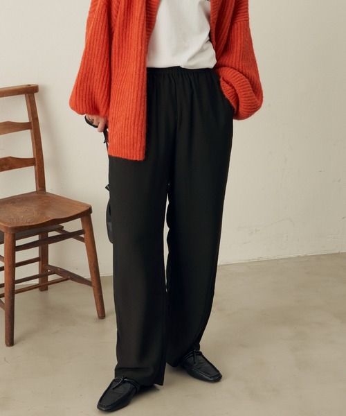 Aunt Marie's（アントマリーズ）の「ヴィンテージサテンカラーイージーパンツ（スラックス・レディース・ブラック/ボルドー/ライトグリーン/ブルー/グリーン・SMALL/FREE）」の18枚目の写真