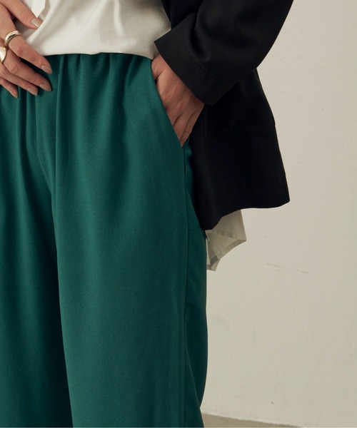 Aunt Marie's（アントマリーズ）の「ヴィンテージサテンカラーイージーパンツ（スラックス・レディース・ブラック/ボルドー/ライトグリーン/ブルー/グリーン・SMALL/FREE）」の8枚目の写真