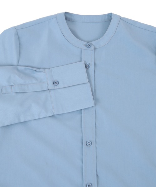 UR'S（ユアーズ）の「ﾊﾞﾝﾄﾞｶﾗｰAﾗｲﾝﾜﾝﾋﾟｰｽ（シャツワンピース・レディース・ベージュ/カーキ/ブルー・S/M/L）」の20枚目の写真