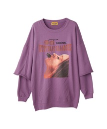 HYSTERIC GLAMOUR | WOMAN CHERRY ROUGH オーバーサイズスウェット(スウェット)