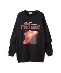 HYSTERIC GLAMOUR | WOMAN CHERRY ROUGH オーバーサイズスウェット(スウェット)