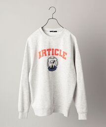 SHIPS | 【WEB限定】SHIPS: 吸水速乾・UVケア Drymix(R) プリント クルーネック スウェット (トレーナー)(スウェット)