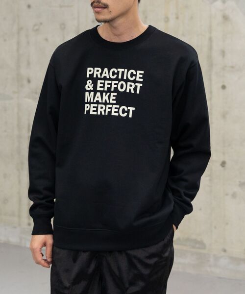 SHIPS（シップス）の「【WEB限定】SHIPS: 吸水速乾・UVケア Drymix（R) プリント クルーネック スウェット (トレーナー)（スウェット・メンズ・ブラック/グレー/ライトグレー・SMALL/MEDIUM/LARGE/X-LARGE）」の2枚目の写真