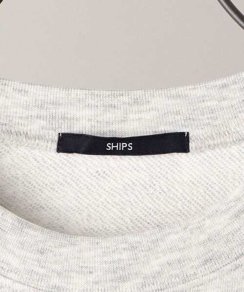 SHIPS（シップス）の「【WEB限定】SHIPS: 吸水速乾・UVケア Drymix（R) プリント クルーネック スウェット (トレーナー)（スウェット・メンズ・ブラック/グレー/ライトグレー・SMALL/MEDIUM/LARGE/X-LARGE）」の8枚目の写真