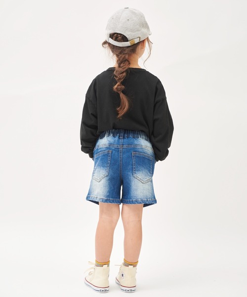 RUGGEDWORKS（ラゲッドワークス）の「デニムショートパンツ（デニムパンツ・キッズ・サックスブルー/ブルー・90/100/110/120/130/140/150）」の11枚目の写真