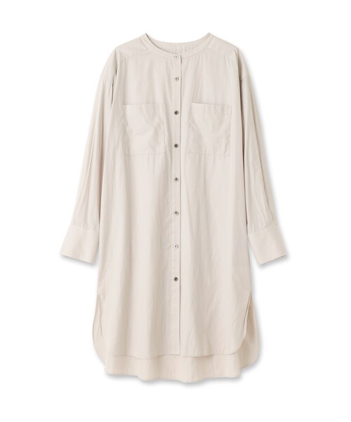 UNTITLED（アンタイトル）の「◆レイヤードロングシャツ【洗える】（シャツ/ブラウス・レディース・ナチュラル/ホワイト系/カーキ/グレー系その他・00/03/99/02/01）」の5枚目の写真