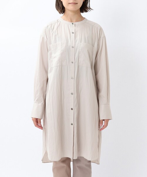 UNTITLED（アンタイトル）の「◆レイヤードロングシャツ【洗える】（シャツ/ブラウス・レディース・ナチュラル/ホワイト系/カーキ/グレー系その他・00/03/99/02/01）」の14枚目の写真