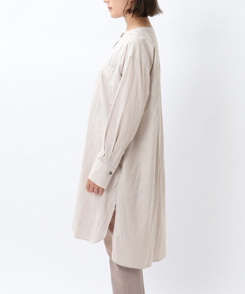 UNTITLED（アンタイトル）の「◆レイヤードロングシャツ【洗える】（シャツ/ブラウス・レディース・ナチュラル/ホワイト系/カーキ/グレー系その他・00/03/99/02/01）」の21枚目の写真