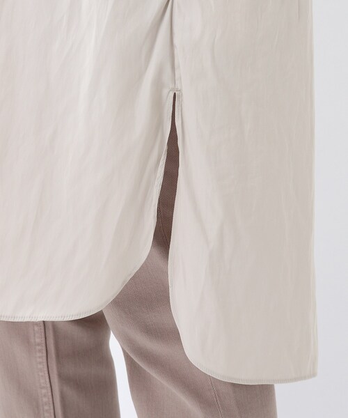 UNTITLED（アンタイトル）の「◆レイヤードロングシャツ【洗える】（シャツ/ブラウス・レディース・ナチュラル/ホワイト系/カーキ/グレー系その他・00/03/99/02/01）」の10枚目の写真