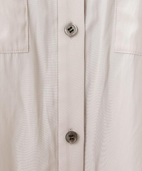 UNTITLED（アンタイトル）の「◆レイヤードロングシャツ【洗える】（シャツ/ブラウス・レディース・ナチュラル/ホワイト系/カーキ/グレー系その他・00/03/99/02/01）」の8枚目の写真