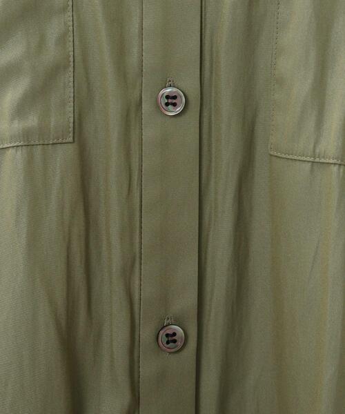 UNTITLED（アンタイトル）の「◆レイヤードロングシャツ【洗える】（シャツ/ブラウス・レディース・ナチュラル/ホワイト系/カーキ/グレー系その他・00/03/99/02/01）」の22枚目の写真