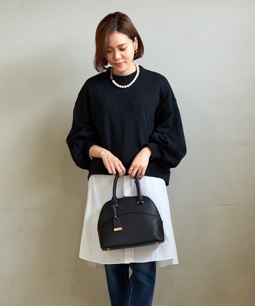 UNTITLED（アンタイトル）の「◆レイヤードロングシャツ【洗える】（シャツ/ブラウス・レディース・ナチュラル/ホワイト系/カーキ/グレー系その他・00/03/99/02/01）」の9枚目の写真