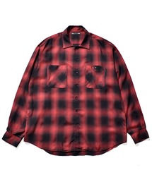 MINEDENIM | MINEDENIM / マインデニム：Rayon Ombre Check Loose Work SH：MND-TSK001[RIP](シャツ/ブラウス)
