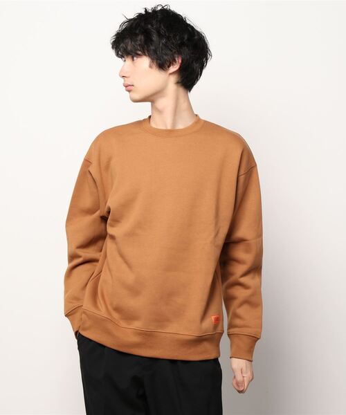 UNIVERSAL OVERALL(ユニバーサルオーバーオール)の「UNIVERSAL OVERALL SWEAT SHIRT (ユニバーサルオーバーオール スウェットシャツ)(3colors)(Men's)(U2133228)(スウェット・メンズ・ダークグリーン/ブラウン/オートミール・M/L/XL)」の7枚目の写真