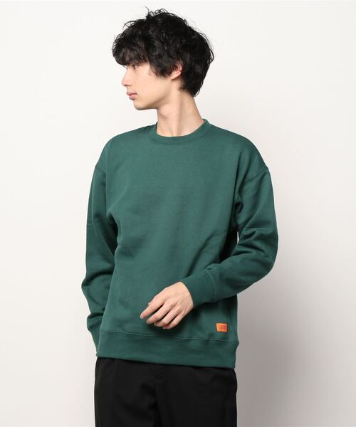 UNIVERSAL OVERALL(ユニバーサルオーバーオール)の「UNIVERSAL OVERALL SWEAT SHIRT (ユニバーサルオーバーオール スウェットシャツ)(3colors)(Men's)(U2133228)(スウェット・メンズ・ダークグリーン/ブラウン/オートミール・M/L/XL)」の10枚目の写真