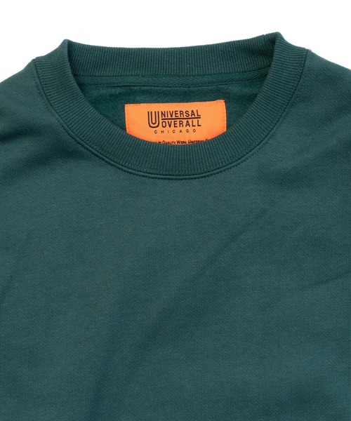 UNIVERSAL OVERALL(ユニバーサルオーバーオール)の「UNIVERSAL OVERALL SWEAT SHIRT (ユニバーサルオーバーオール スウェットシャツ)(3colors)(Men's)(U2133228)(スウェット・メンズ・ダークグリーン/ブラウン/オートミール・M/L/XL)」の4枚目の写真