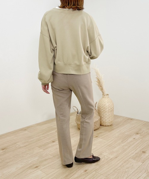 apres jour clair（アプレジュールクレア）の「【apres jour clair】スウェットカーデ【ZOZOTOWN限定アイテム】（Tシャツ/カットソー・レディース・その他/ナチュラル・X-LARGE/フリー）」の22枚目の写真