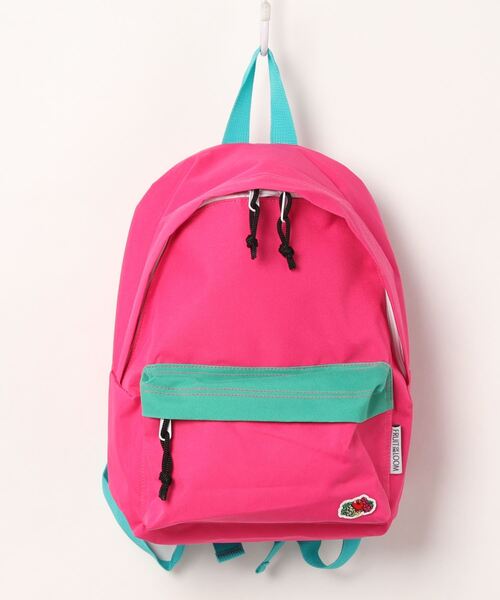 FRUIT OF THE LOOM(フルーツオブザルーム)の「CONBI DAY PACK(バックパック/リュック・キッズ・サックスブルー/ミント/ブラック/レッド/ピンク・FREE)」の5枚目の写真