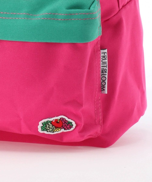 FRUIT OF THE LOOM(フルーツオブザルーム)の「CONBI DAY PACK(バックパック/リュック・キッズ・サックスブルー/ミント/ブラック/レッド/ピンク・FREE)」の9枚目の写真