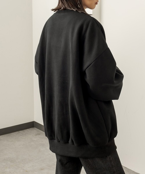 RASVOA（ラスボア）の「ヴィンテージロゴスウェット（スウェット・レディース・ブラック/オフホワイト/グリーン・FREE）」の8枚目の写真