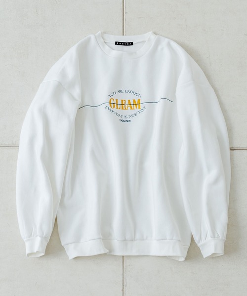 RASVOA（ラスボア）の「ヴィンテージロゴスウェット（スウェット・レディース・ブラック/オフホワイト/グリーン・FREE）」の15枚目の写真