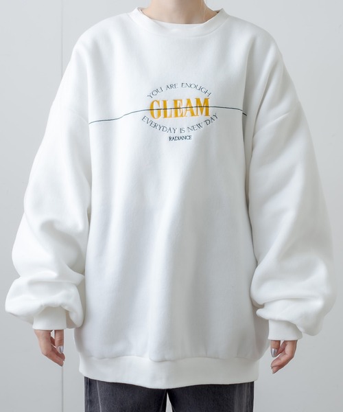 RASVOA（ラスボア）の「ヴィンテージロゴスウェット（スウェット・レディース・ブラック/オフホワイト/グリーン・FREE）」の19枚目の写真