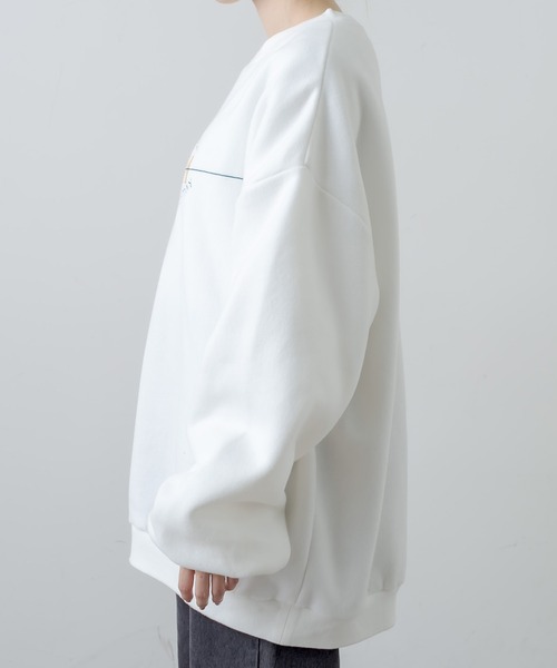 RASVOA（ラスボア）の「ヴィンテージロゴスウェット（スウェット・レディース・ブラック/オフホワイト/グリーン・FREE）」の20枚目の写真