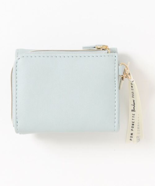 pom ponette junior（ポンポネットジュニア）の「トイプードルチャーム箔ロゴミニ財布（財布・キッズ・ネイビー/エメラルド・FREE）」の5枚目の写真