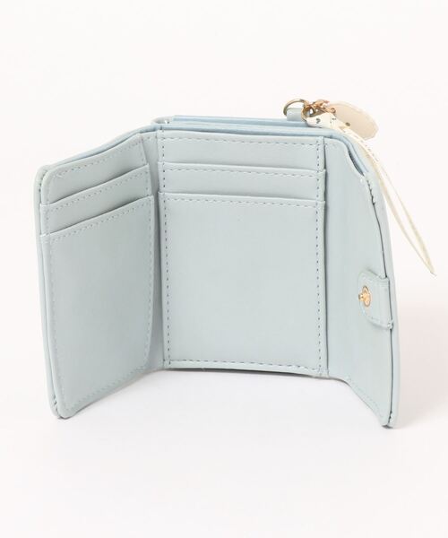 pom ponette junior（ポンポネットジュニア）の「トイプードルチャーム箔ロゴミニ財布（財布・キッズ・ネイビー/エメラルド・FREE）」の6枚目の写真