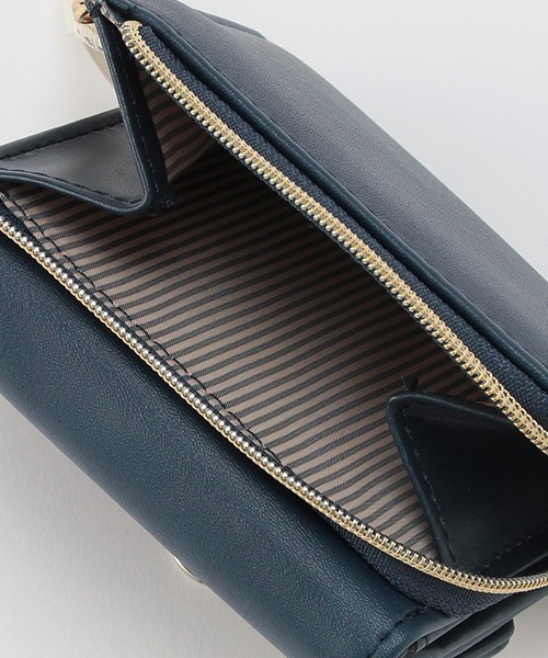 pom ponette junior（ポンポネットジュニア）の「トイプードルチャーム箔ロゴミニ財布（財布・キッズ・ネイビー/エメラルド・FREE）」の13枚目の写真