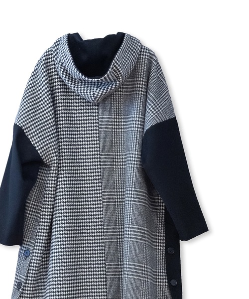 La SRIC(ラスリック)の「La SRIC / 3柄チェックフードCT(その他アウター・レディース・ライトグレー/ブラック・38)」の17枚目の写真