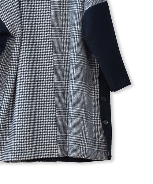 La SRIC(ラスリック)の「La SRIC / 3柄チェックフードCT(その他アウター・レディース・ライトグレー/ブラック・38)」の11枚目の写真