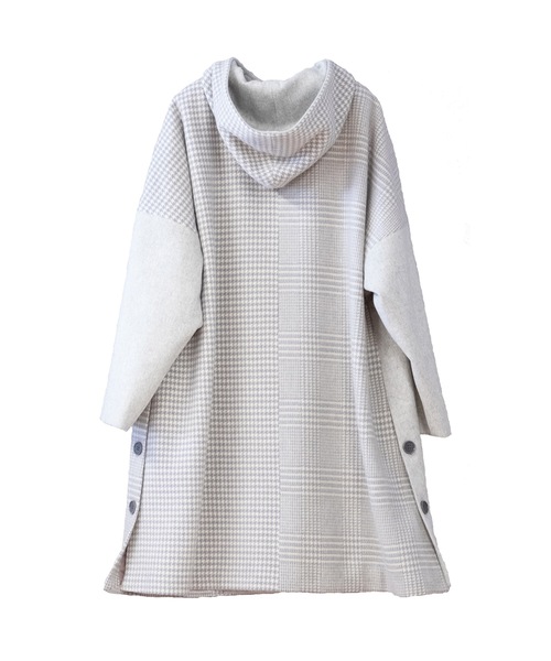 La SRIC(ラスリック)の「La SRIC / 3柄チェックフードCT(その他アウター・レディース・ライトグレー/ブラック・38)」の21枚目の写真