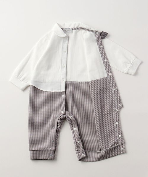 D.fesense(ディーフェセンス)の「【D.fesense/ディーフェセンス】おめかしBOYロンパース(ロンパース・キッズ・ホワイト系その他・70cm/80cm)」の3枚目の写真