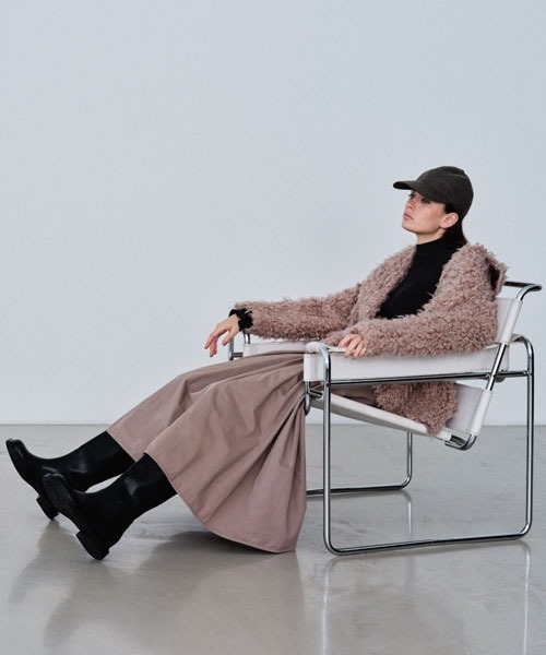 Mila Owen（ミラオーウェン）の「インヒールジョッキーブーツ（ブーツ・レディース・キャメル/ブラック・36/37/38）」の4枚目の写真