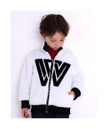 WASK/無地 + ボア リバーシブルジャケット (100~160cm)