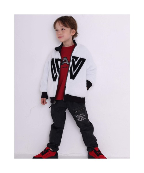 WASK（ワスク）の「WASK/無地 + ボア リバーシブルジャケット (100~160cm)（ダウンジャケット/コート・キッズ・ブラック/ブルー・100/150/130/160/110/120/140）」の20枚目の写真