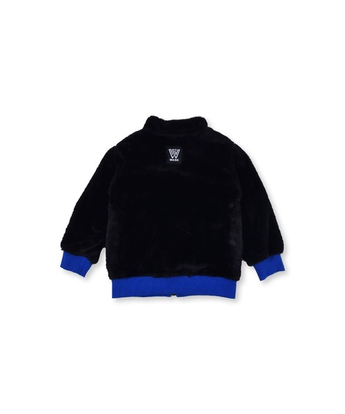 WASK（ワスク）の「WASK/無地 + ボア リバーシブルジャケット (100~160cm)（ダウンジャケット/コート・キッズ・ブラック/ブルー・100/150/130/160/110/120/140）」の5枚目の写真