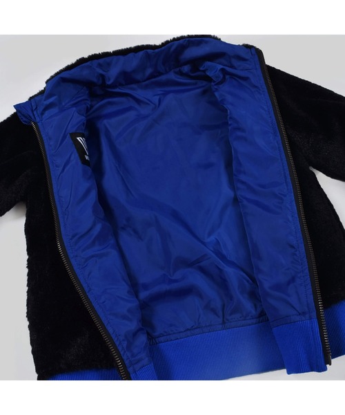 WASK（ワスク）の「WASK/無地 + ボア リバーシブルジャケット (100~160cm)（ダウンジャケット/コート・キッズ・ブラック/ブルー・100/150/130/160/110/120/140）」の15枚目の写真