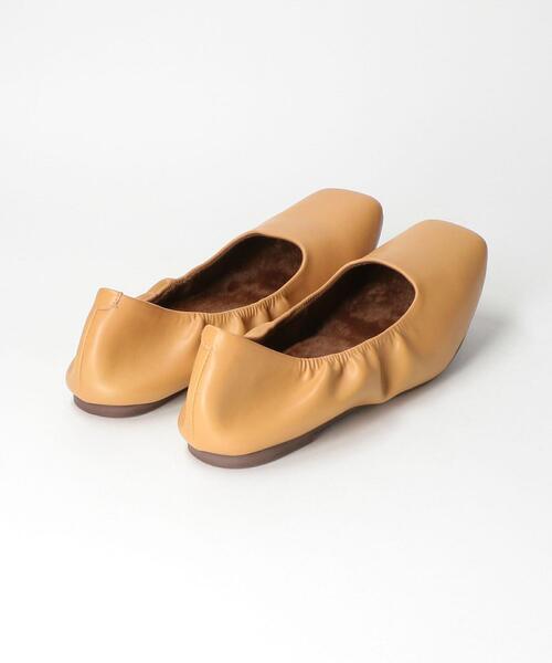 green label relaxing（グリーンレーベルリラクシング）の「PATTO スクエア フラット シューズ（その他シューズ・レディース・ブラウン/ネイビー/ブラック・XL/S/M/L）」の7枚目の写真