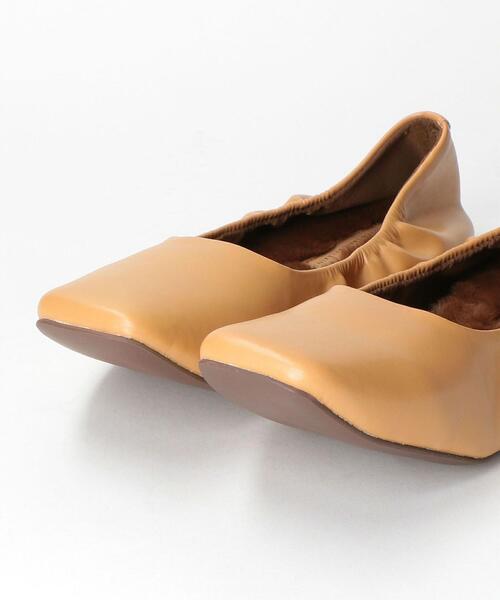 green label relaxing（グリーンレーベルリラクシング）の「PATTO スクエア フラット シューズ（その他シューズ・レディース・ブラウン/ネイビー/ブラック・XL/S/M/L）」の8枚目の写真